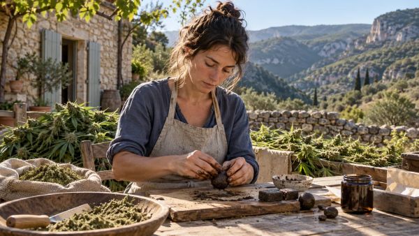 L'origine artisanale duply nourrie des bienfaits de la résine et du hash CBD
